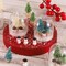 12 Set Clear Plastic Snow Globes Kit with Christmas Tree, Snow Flakes, Snowman for DIY Snow Globes Home Decoration Crafts